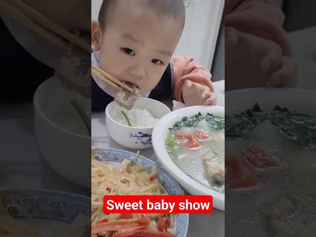 Cute Baby eating  #cute #entertainment #baby #funny #best