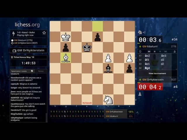  MAGNUS CARLSEN Lichess Titled Arena MAY 4, 2019