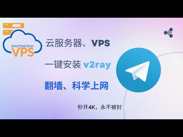 VPS云服务器一键安装 v2ray翻墙 - 科学上网工具