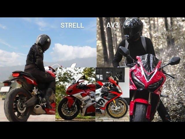 Ducati v4 vs Aprilia rsv4 #strell vs #av3 #shorts #ducati #aprilia #malayalam