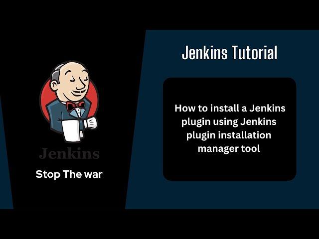 How to install a jenkins plugin using plugin installation manager tool CLI | Maven plugin