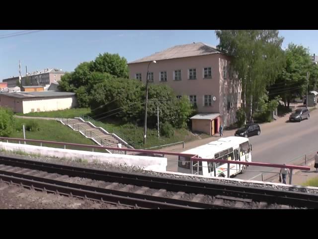 Leaving Kotel'nich-I station