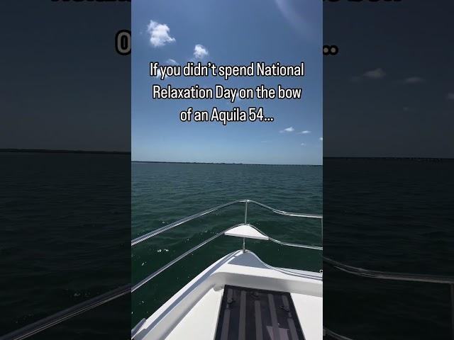 Relaxing Onboard the Aquila 54 #aquila #boat #yacht #catamaran #marinemax #clearwater #stpete #tampa