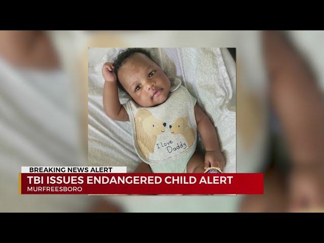 Endangered child alert issued for 2-month-old out of Murfreesboro, TN