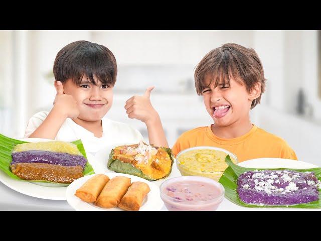 Ryan and Daniel tries and rates Filipino Merienda | The Ryan and Daniel Show