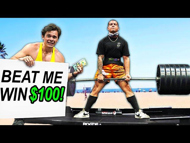 Beat Me at ANY Lift, WIN $100! (Public Competition)