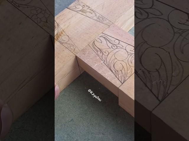 Very impressive wood joinery #Woodworking #diy