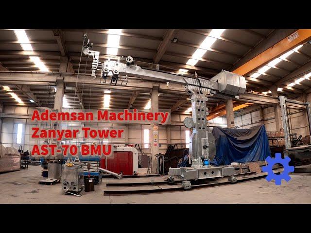 Ademsan Machinery Zanyar Tower AST-70 BMU Test