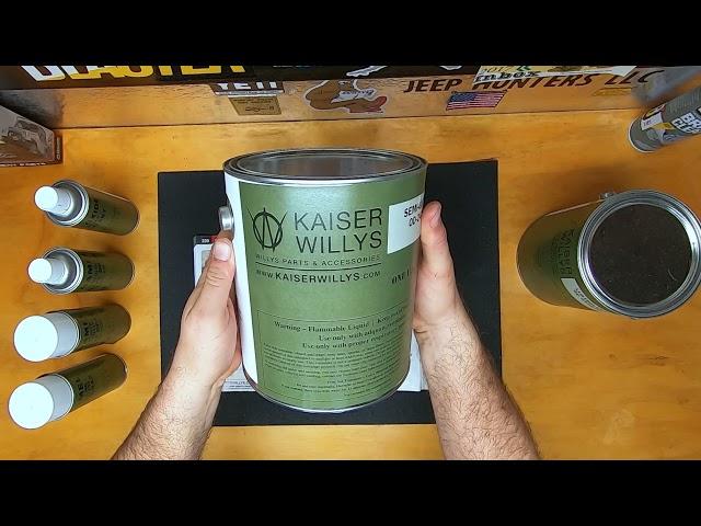 Kaiser Willys Jeep Parts - Paint