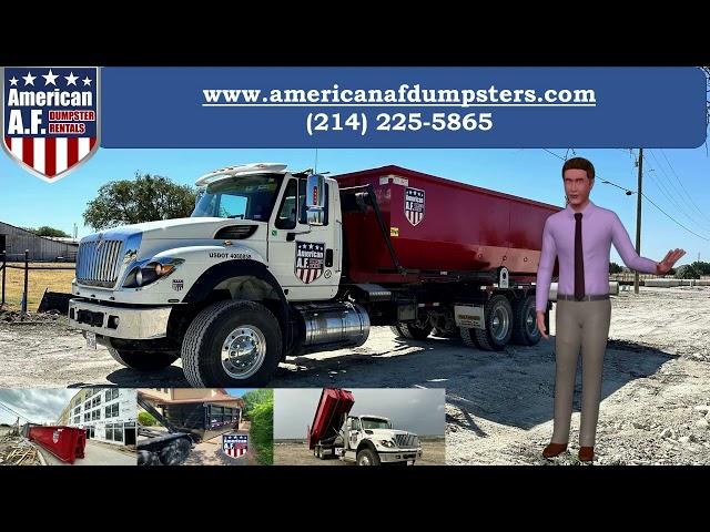 Trash Dumpster Rental Dallas TX - American AF Dumpster Rentals - 214-225-5865