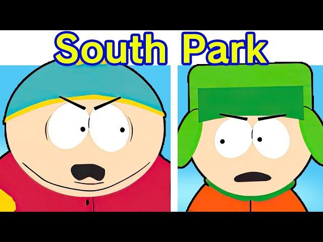 Friday Night Funkin' Kyle vs Cartman - Doubling Down (FNF Mod/Hard) (South Park/Kenny Dies)