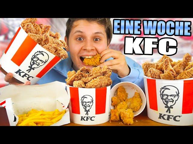 Eine Woche nur KFC ESSEN 2.0 - SELBSTEXPERIMENT(ICH WILL NICHT MEHR!)