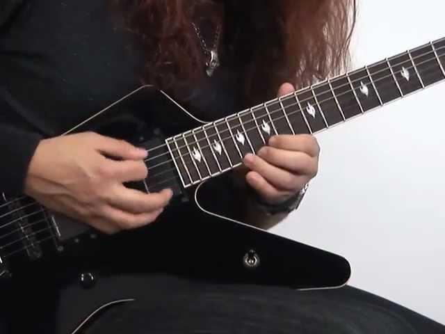 Gus G Lesson - When All is Said and Done Solo Lick