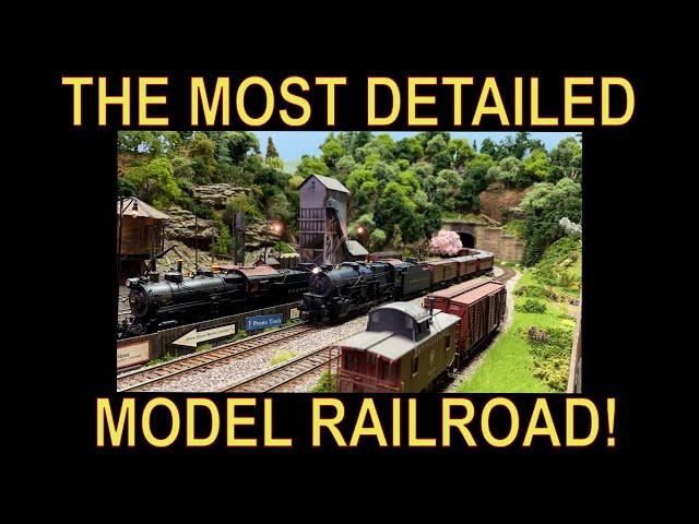 The Most Detailed Model Railroad! A Masterpiece of Craftmanship! LOOK!