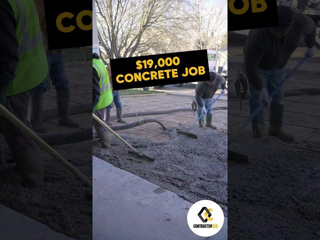 Pricing This $19,000 Concrete Job!