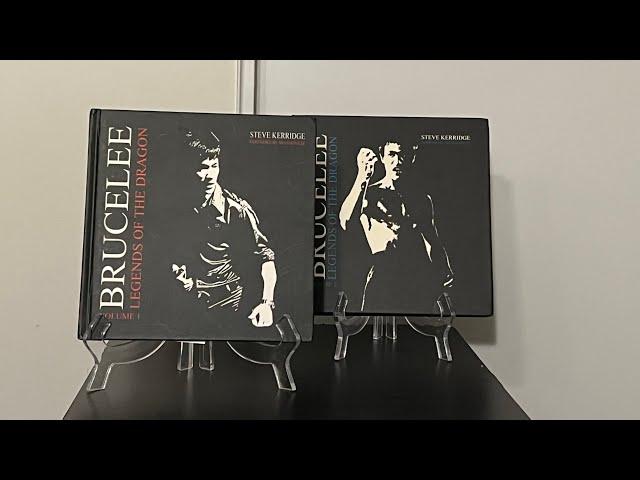 BRUCE LEE:  “Legends of The Dragon” Vol. 1 & 2  Limited Hardback Books by Steve Kerridge 2008!