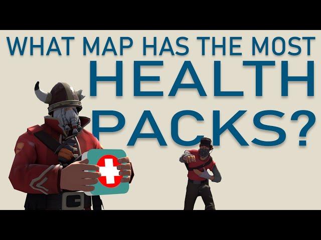 what map has the most health packs in tf2?