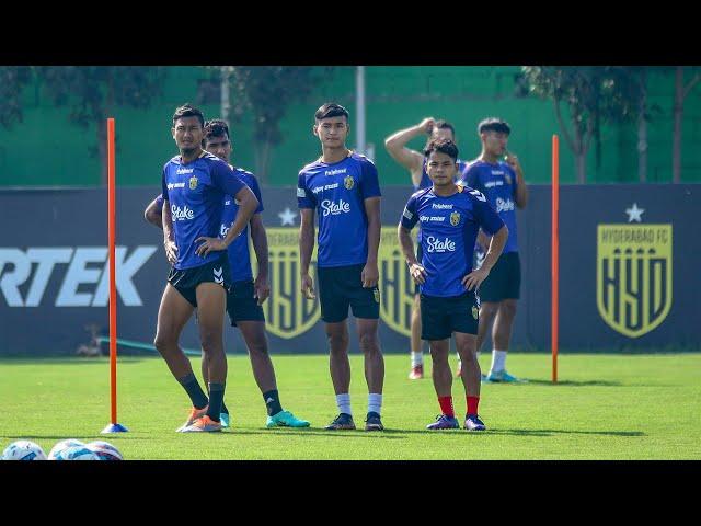 Hyderabad FC trains ahead of #CFCHFC | Football Training Session | ISL | Indian Football