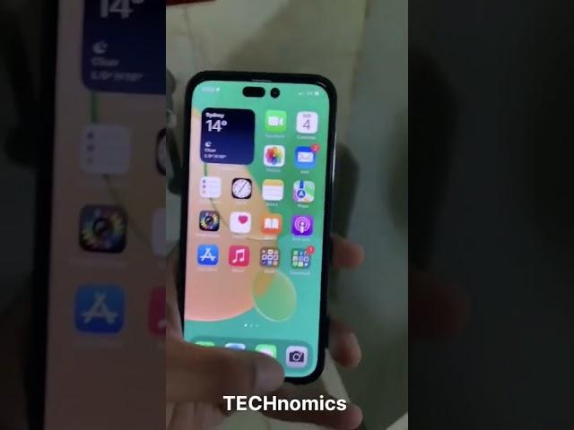 iPhone 14 Pro Notch  | iPhone 14 Pro Hands On  #shorts