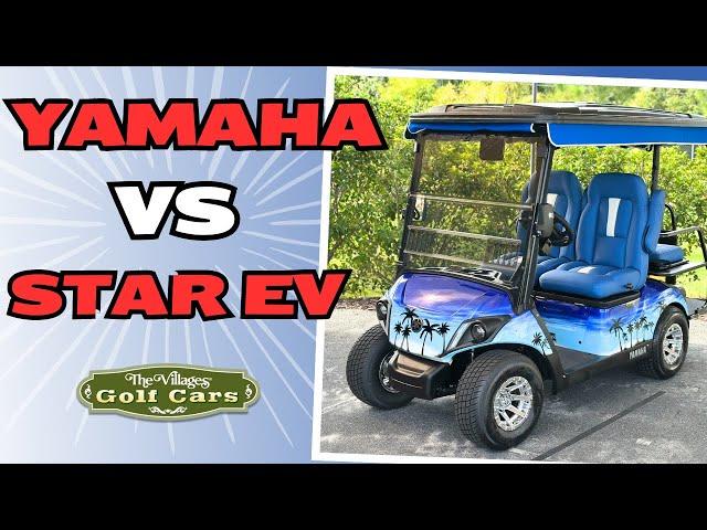 Yamaha Drive2 Gas QuieTech vs Star EV Lithium Sirius Golf Car