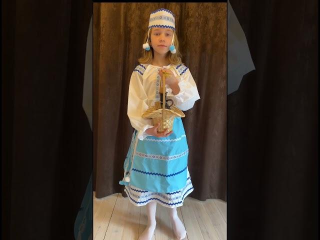 Белорусский народный костюм для девочки