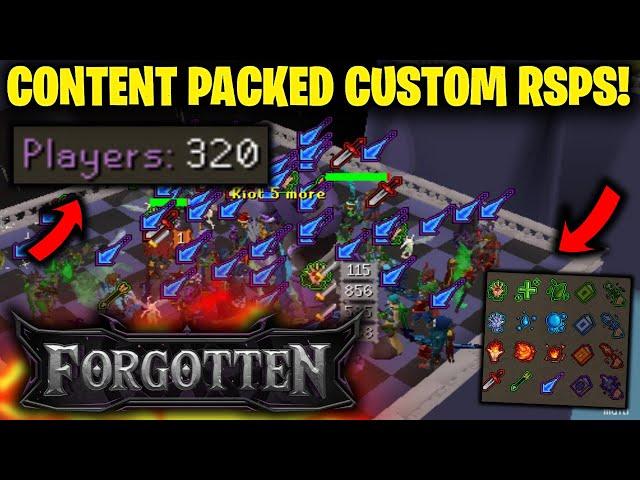 THIS CUSTOM RSPS IS INSANELY ACTIVE... 320+ PLAYERS ONLINE! ($100 BOND GIVEAWAY) - Forgotten RSPS