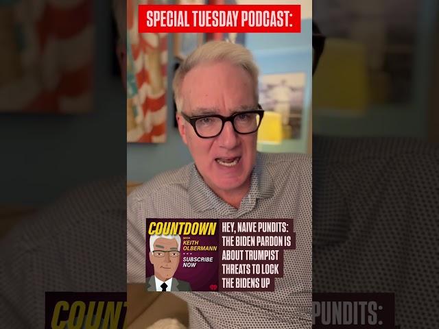 THE PARDON IS ABOUT THE TRUMP THREATS AGAINST THE BIDENS Tues. Podcast: https://tinyurl.com/3p9vesjp