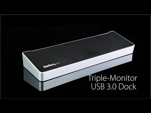 Triple-Monitor USB 3.0 Docking Station - USB3DOCKH2DP | StarTech.com