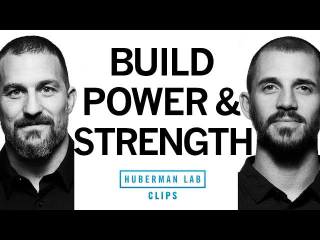 How to Build Muscular Strength & Power | Dr. Andy Galpin & Dr. Andrew Huberman