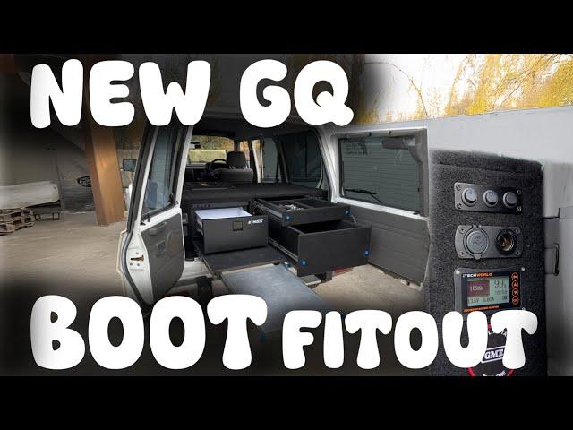 GQ Patrol Boot Fitout & Dual Battery Setup