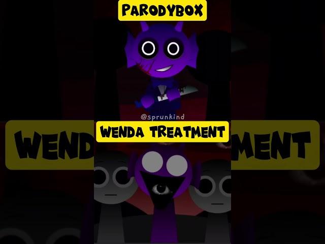 sprunki wenda treatment vs parodybox version - sound durple incredibox new mod #sprunki #incredibox