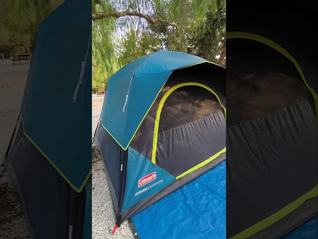 Coleman Skydome 6 Darkroom #coleman #camping #review