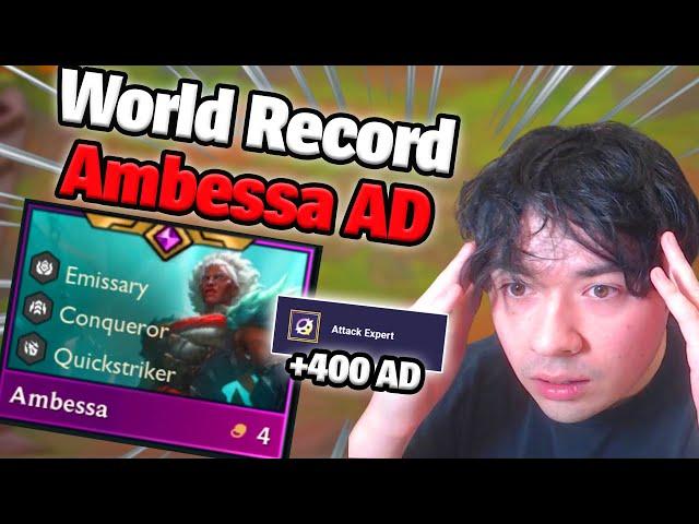 My 450 AD Ambessa Did 15,000 Damage In ONE ROUND?! I Set 13 TFT