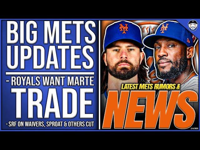 BIG Mets Updates: Royals Still Want Marte TRADE, Winker's HOT Spring, Mets CUT Sproat, Waiver SRF