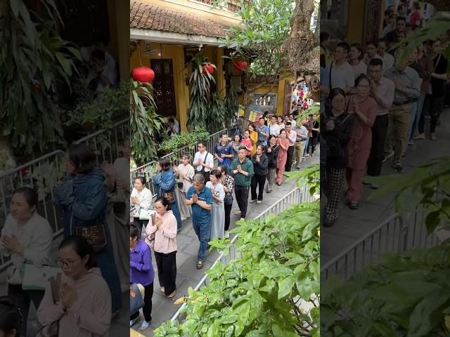 Ngày cuối chiêm bái Xá Lợi Phật tại chùa Quán Sứ - Diệu Pháp Khai Tâm #shorts