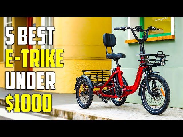 Top 5 Best Electric Tricycles Under $1000 - Best E-Trike 2024