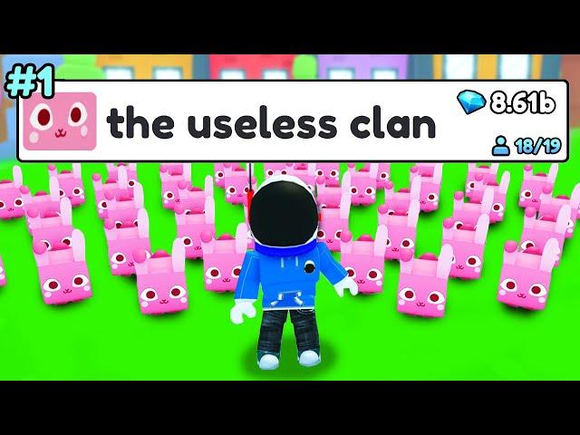 i Created a Bunny CLAN in Pet Simulator 99!!