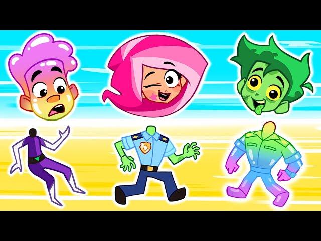 Body Puzzle Game Challenge With SuPaBoo  Can You Find the Missing Puzzle Pieces and Lost Colors?