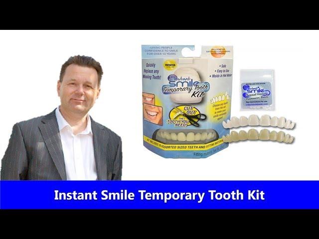 Instant Smile Temporary Tooth Kit - How to fit.