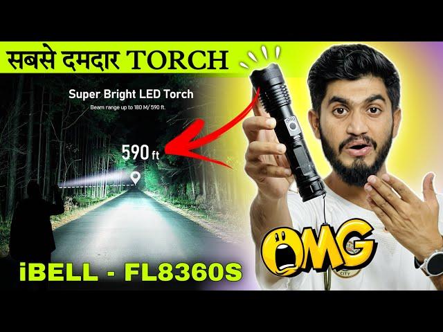 Powerful iBELL FL8360S Zoomable Torch || Long Range Torch || Ibell  Torch Teardown || Best Torch