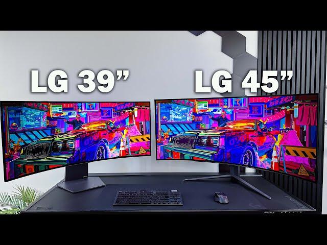 BEST UltraWide OLED Gaming Monitor!? | LG 39GS95QE VS LG 45GR95QE