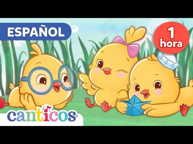 Los Pollitos Dicen Pio Pio + Mas Canciones Infantiles y Bilingual Nursery Rhymes | Canticos