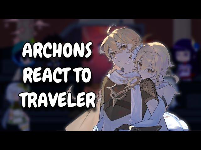 Archons React To Traveler // Genshin Impact // Gacha Club