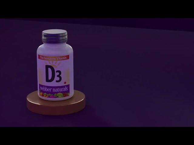 Webber Naturals – Vitamin D - Sunshine Vitamin Made for Canadian Winters