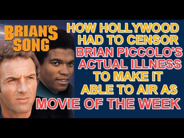 How Hollywood CENSORED "BRIAN'S SONG" & BRIAN PICCOLO'S true illness so it could be broadcast on TV