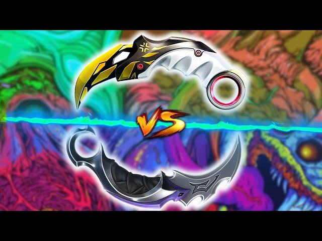 REAVER Karambit VS. CHAMPIONS Karambit