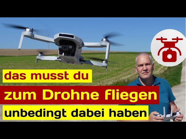 Achtung ️ Drohnen Kontrolle: das sollte JEDER zum DROHNE fliegen mit dabei haben 