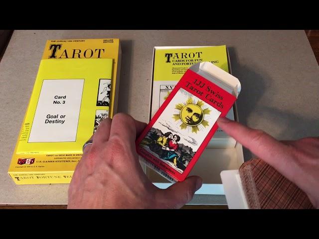 Swiss 1JJ Vintage Tarot Kit