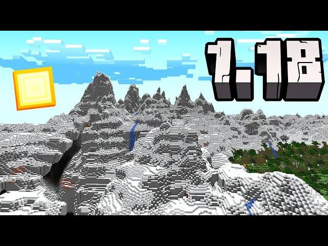 TESTANDO A NOVA ATUALIZAÇÃO 1.18 DO MINECRAFT!