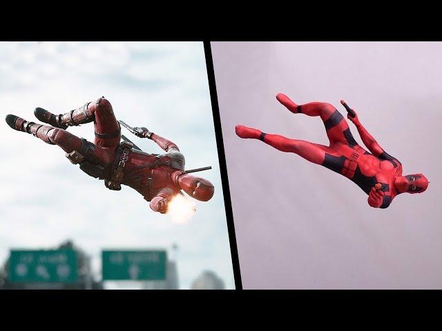 Stunts From Deadpool In Real Life (Parkour, Marvel)